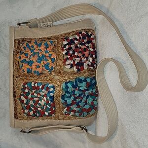 Surf N'Sand Multicolor Patchwork Shoulder Bag